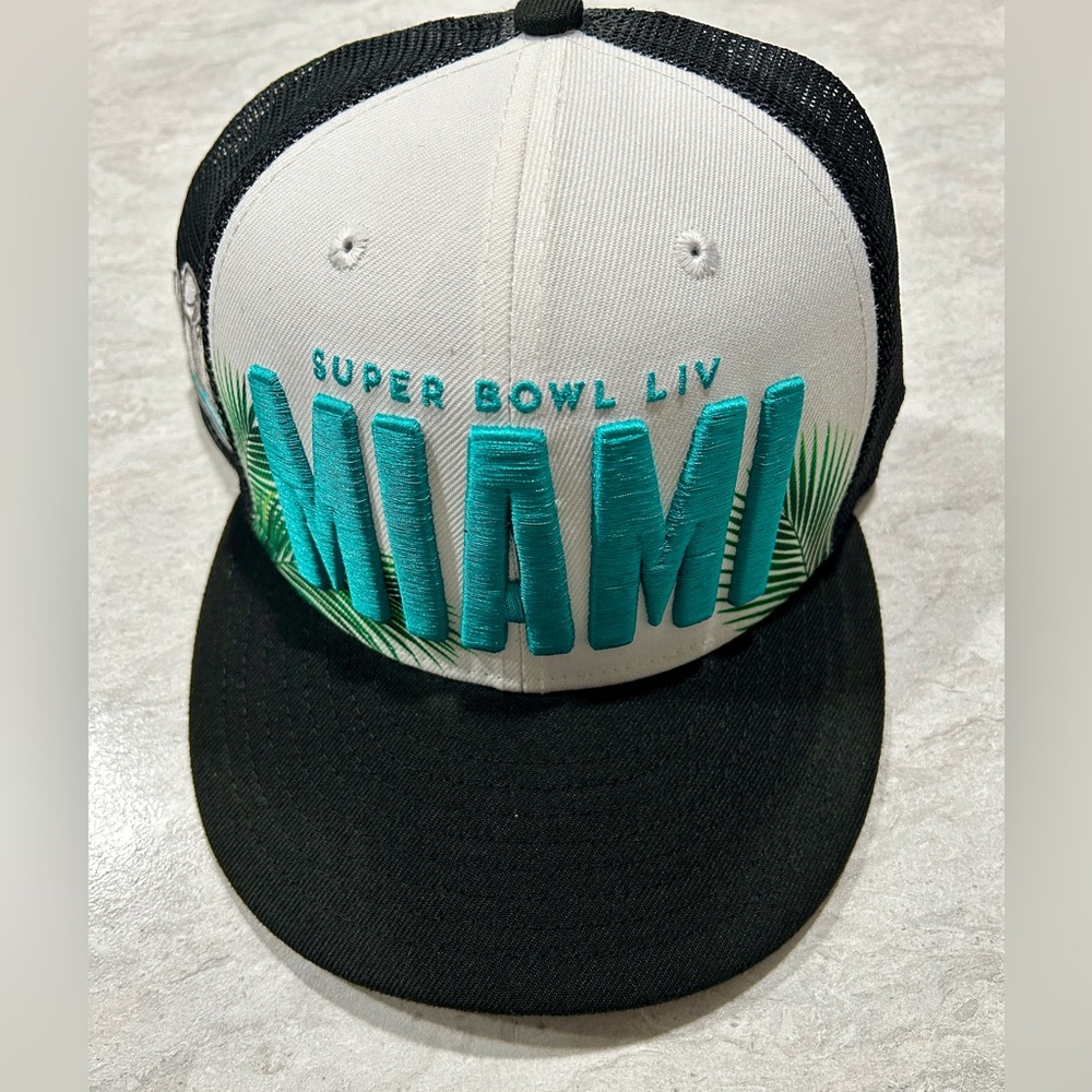 NFL SHOP Exclusive Super Bowl LIV 9FIFTY Trucker Snapback Flat Bill Hat